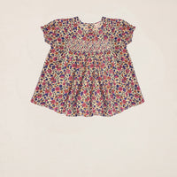50´S COTTON SHIFT DRESS POPPY