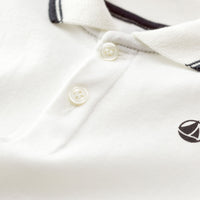 POLO ROMPER HVIT
