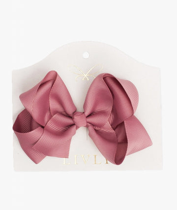 SOLID BOW ROSY MAUVE